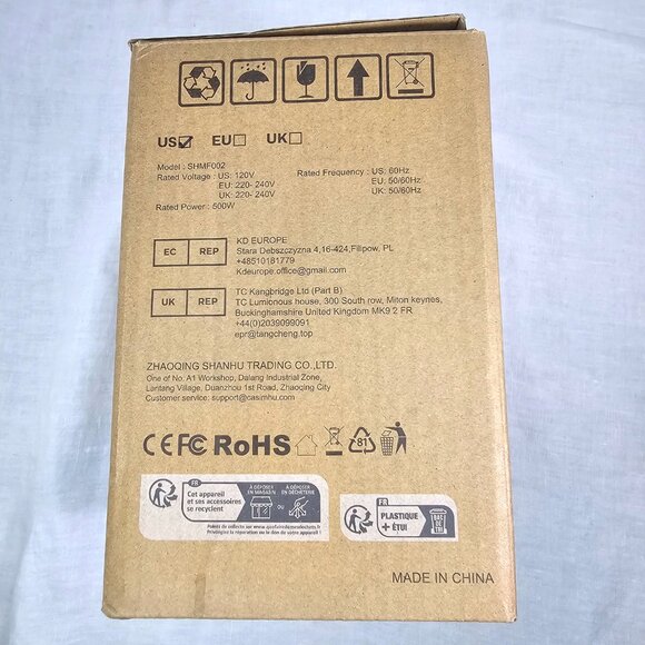 Casimhu 4-in-1 Electric Milk Frother & Steamer w LED Touch Screen 13.5oz SHMF002 - Picture 3 of 4